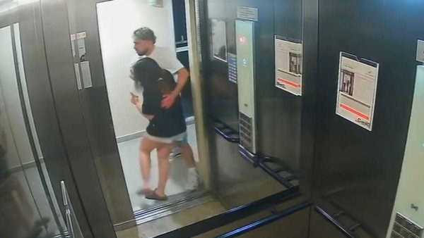 Americano que espancou esposa em elevador é solto no Rio