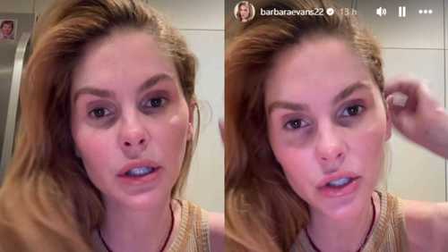 Bárbara Evans relata pânico durante voo: 'Achei que a gente fosse morrer'