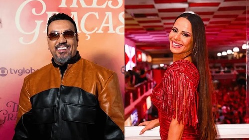 Belo fala sobre contracenar com Viviane Araújo em novela: "É personagem"