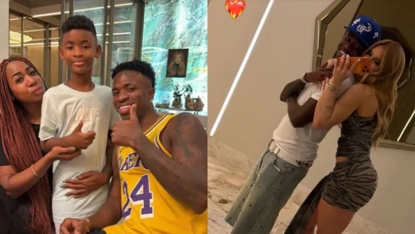 Vini Jr. desembarca na casa de Virginia durante recesso do Real Madrid