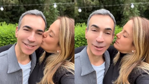 Ticiane Pinheiro se declara para César Tralli: 'Ele que nos presenteia'