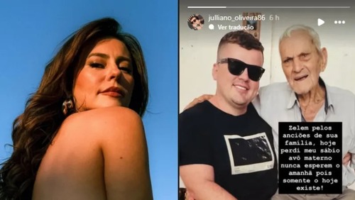 Avô de Paolla Oliveira morre 1 dia após anúncio de separação