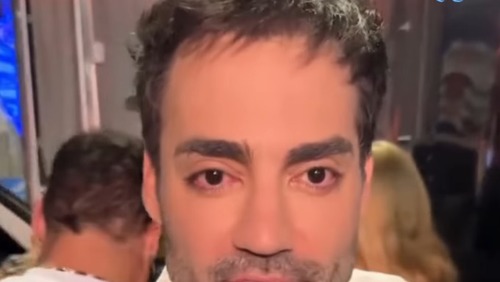 Cantor Benuto chega para show em Ubatuba e condição chama atenção