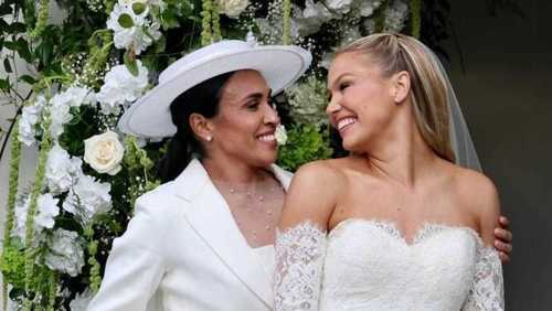 Marta se casa com Carrie Lawrence na Flórida; veja detalhes da cerimônia