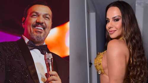 Belo fala de gravações com ex, Viviane Araújo: 'Somos adultos, tudo certo'