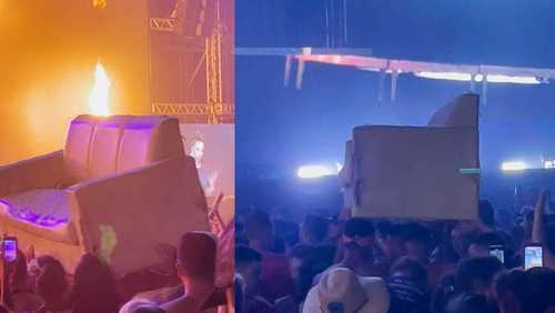 Sofá viraliza em show de Alok no Paraná; veja o vídeo