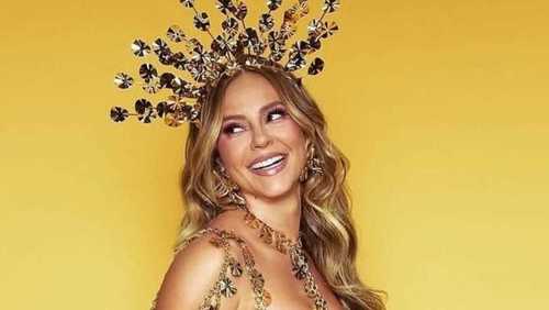 Paolla Oliveira recebe de presente caminhão de rosas vermelhas em casa