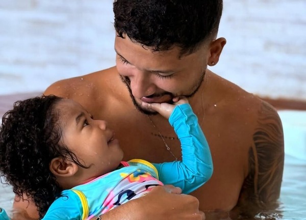 Yuri Lima encanta ao mostrar Nala, sua filha com Iza