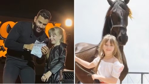 Fã mirim de Gusttavo Lima ganha cavalo do cantor após escrever carta e fazer o pedido durante show