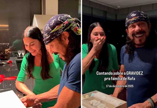 Vídeo: Bell Marques se emociona ao descobrir que será avô