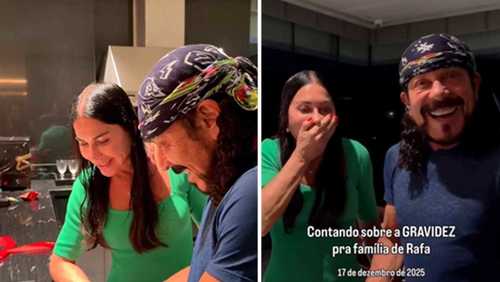 Vídeo: Bell Marques se emociona ao descobrir que será avô