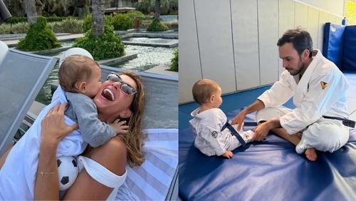 Gisele Bündchen comemora aniversário do caçula, River, com novas fotos