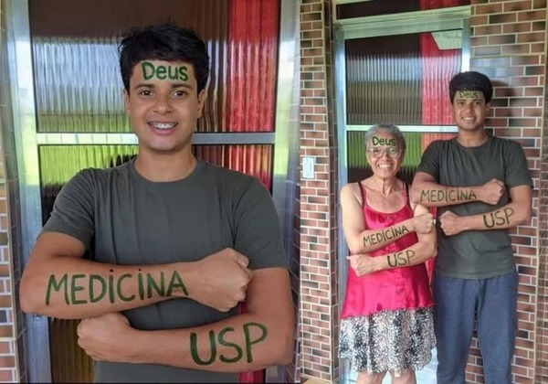 Filho de doméstica e pedreiro passa em primeiro lugar para medicina na USP de Ribeirão Preto