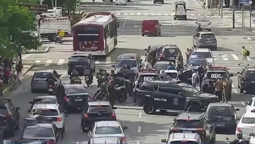 Ação de criminosos começou no Morumbi e terminou na Faria Lima com tiroteio