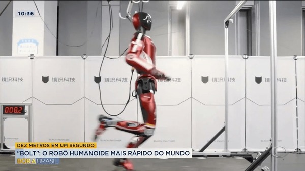 China cria robô humanoide mais rápido do mundo inspirado em Usain Bolt
