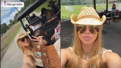 Virginia curte descanso com família e mãe de Vini Jr. antes do Carnaval