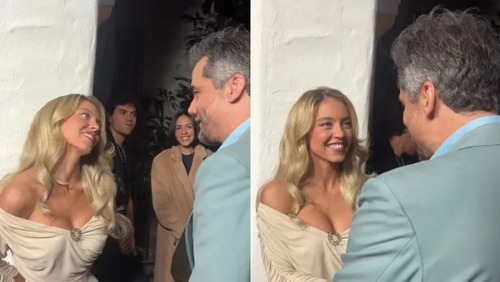 Wagner Moura se encontra com Sydney Sweeney em festival de cinema nos EUA