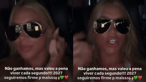 Virginia pretende seguir como rainha de bateria da Grande Rio em 2027