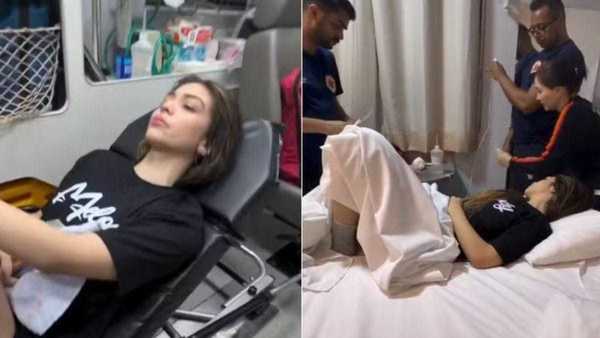 Melody passa mal após show e deixa evento de ambulância no Maranhão