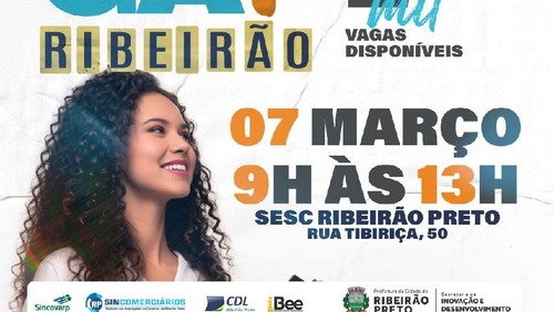 1º Mutirão Emprega Ribeirão de 2026 será neste sábado