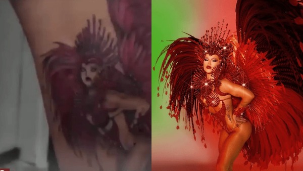 Fã tatua Virgínia em estreia na Sapucaí e gera polêmica: "Nem parece ela"