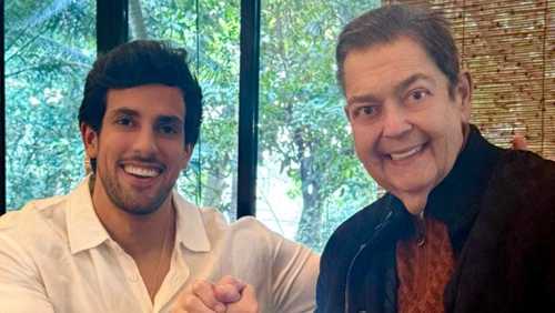 Genro de Faustão homenageia apresentador no Dia do Sogro: 'Cara fantástico'