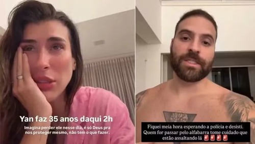 Marido de Luana Zucoloto sofre assalto no RJ: 'Vieram para me matar'