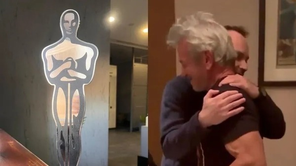 CEO de estatal ferroviária da Ucrânia premia Sean Penn com réplica do Oscar