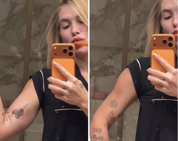 Virginia faz tatuagens inusitadas a pedido das filhas