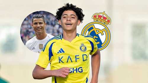 Filho de Cristiano Ronaldo treina no Real Madrid e pode assinar com o clube