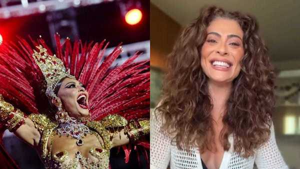 Juliana Paes anuncia saída do posto de rainha de bateria da Viradouro