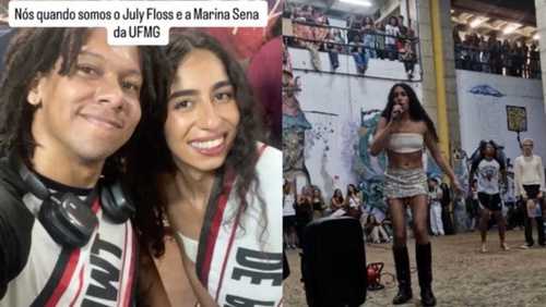 Escola viraliza com concurso de sósias de Marina Sena e Floss; veja vídeo