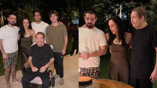 Faustão surge sorridente no aniversário da filha, Lara: 'Muito amor'