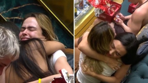 Ana Paula Renault e Jordana choram em ação de Páscoa no BBB 26