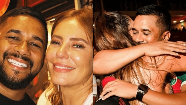 Novo affair? Paolla Oliveira curte samba com Mestre Fafá e web comenta