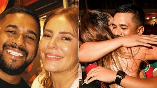 Paolla Oliveira nega affair com Mestre Fafá, da Grande Rio: 'Amigos'