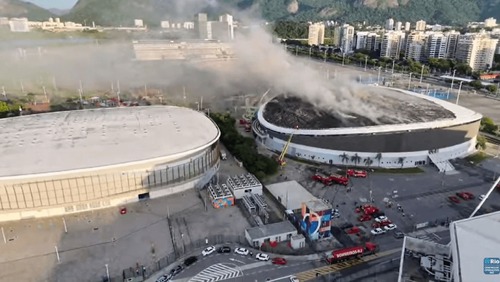 Velódromo do Parque Olímpico será reformado após incêndio, diz prefeitura