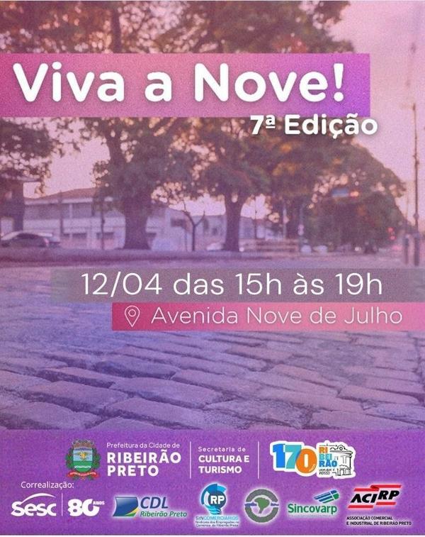 Avenida Nove de Julho recebe edição especial do Viva a Nove neste domingo, 12