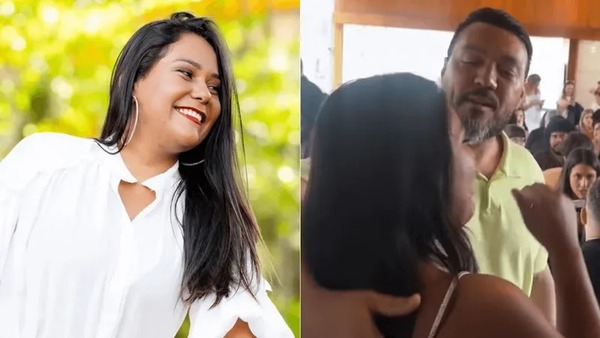 Chaiany, do BBB 26, conhece Belo e ganha convite VIP para show do pagodeiro