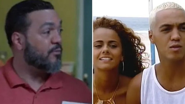 Belo mostra foto real de namoro com Viviane Araújo em "Três Graças"