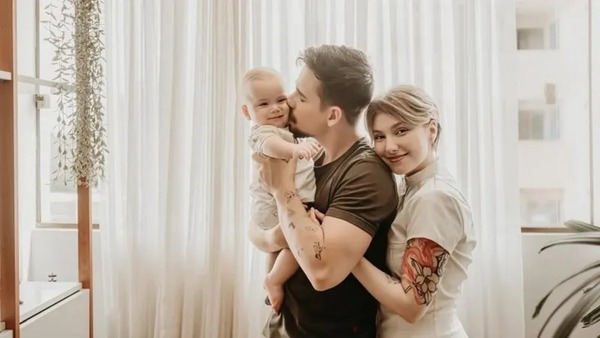 Viúvo de Isabel Veloso explica por que evita expor filho nas redes sociais