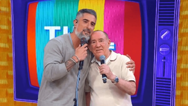 Marcos Mion vira piada por autopromoção em homenagem a Renato Aragão