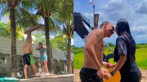 João Gomes se emociona com vídeo da esposa: 'Obrigado por cuidar de mim'