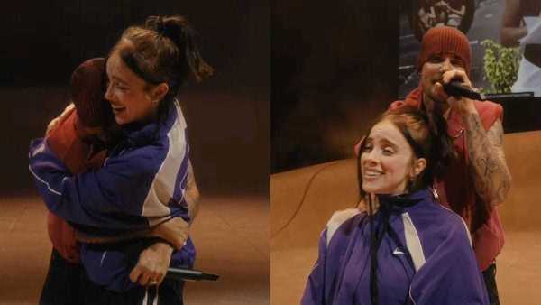 Justin Bieber canta clássico para Billie Eilish em show do Coachella