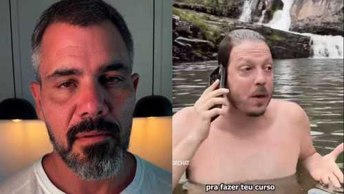 Fábio Porchat debocha de curso de Cazarré para homens: 'Enrustido raiz'