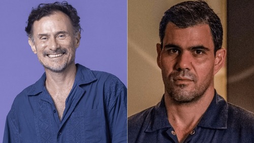 Enrique Diaz debocha de curso para homens de Juliano Cazarré no "Domingão"