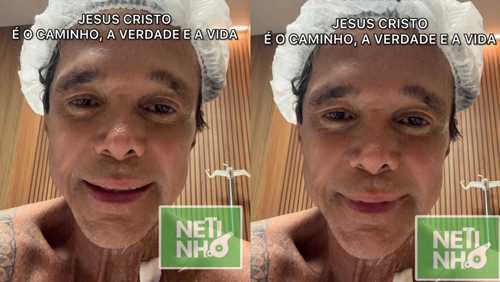 Cantor Netinho chora após volta do câncer: 'Vai dar tudo certo de novo'