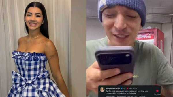 João Gomes cria música para esposa após post: 'Comentário não é suficiente'