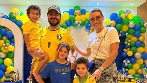Filha do sertanejo Cristiano celebra 9 anos com festa no tema Olimpíadas