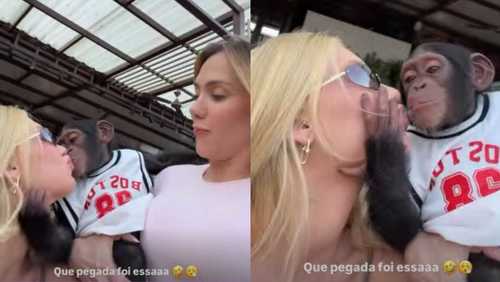 Vídeo de Virginia com chimpanzé gera ataques racistas a Vini Jr.; entenda